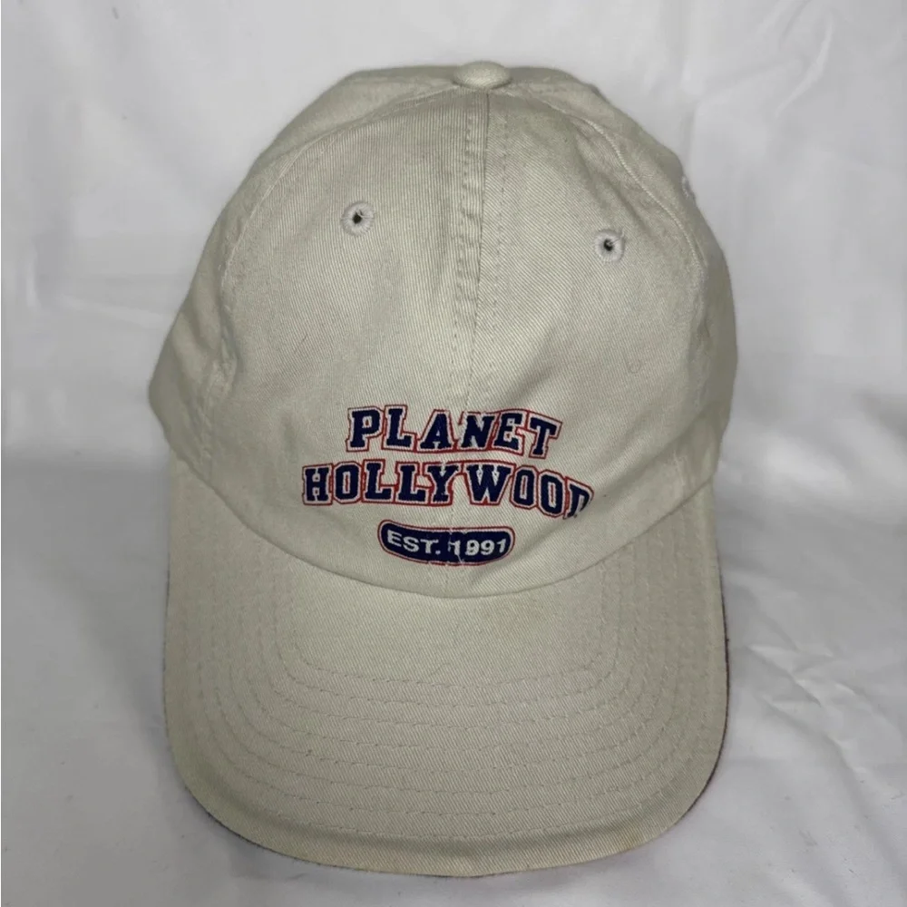 Vintage Planet Hollywood Dallas Cream Baseball Cap